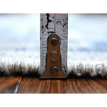 Load image into Gallery viewer, 3&#39;1&quot;x11&#39;9&quot; Gray Hand Knotted, Anatolian Village Inspired With Geometric Medallion Design, Soft And Shiny Wool, Wide Runner Oriental Rug FWR427974