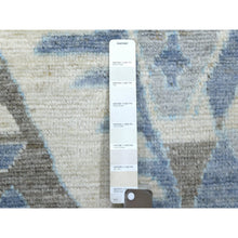 Load image into Gallery viewer, 8&#39;x10&#39; Ivory, Hand Knotted Anatolian Design With Little Triangles, Natural Dyes Pure Wool, Oriental Rug FWR428214