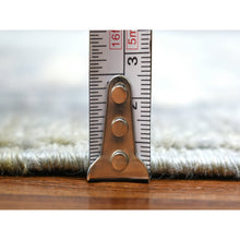 Load image into Gallery viewer, 9&#39;x12&#39; Stone Gray, Afghan Wool Hand Knotted, Fine Peshawar, Heriz Design Small Animal And Human Figurines, Densely Woven Oriental Rug FWR428706