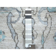 Load image into Gallery viewer, 4&#39;1&quot;x5&#39;10&quot; Beige, Afghan Angora Oushak With All Over Design, Hand Knotted, Pure Wool, Natural Dyes Oriental Rug FWR428784