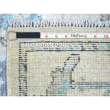 Load image into Gallery viewer, 4&#39;1&quot;x5&#39;10&quot; Beige, Afghan Angora Oushak With All Over Design, Hand Knotted, Pure Wool, Natural Dyes Oriental Rug FWR428784