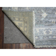 Load image into Gallery viewer, 12&#39;x15&#39;2&quot; Charcoal Gray, Hand Knotted Afghan Angora Oushak, Natural Dyes Soft And Supple Wool, Oversized Oriental Rug FWR428874