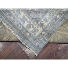 Load image into Gallery viewer, 12&#39;x15&#39;2&quot; Charcoal Gray, Hand Knotted Afghan Angora Oushak, Natural Dyes Soft And Supple Wool, Oversized Oriental Rug FWR428874