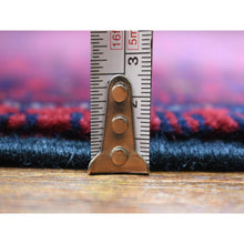 Load image into Gallery viewer, 9&#39;7&quot;x12&#39;9&quot; Deep And Saturated Red, Hand Knotted Afghan Khamyab With Geometric Medallions Design, Pure Wool, Oriental Rug FWR429234