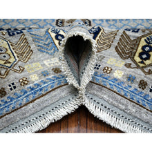 Load image into Gallery viewer, 8&#39;3&quot;x10&#39; Gray, Afghan Ersari With Hutchlu Design, Natural Dyes Dense Weave, Soft Wool Hand Knotted, Oriental Rug FWR429294