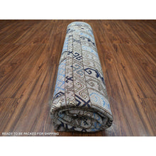 Load image into Gallery viewer, 8&#39;3&quot;x10&#39; Gray, Afghan Ersari With Hutchlu Design, Natural Dyes Dense Weave, Soft Wool Hand Knotted, Oriental Rug FWR429294