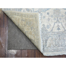 Load image into Gallery viewer, 3&#39;9&quot;x6&#39; Ivory Pure Wool Natural Dyes Hand Knotted, Stone Wash Peshawar Oriental Rug FWR429396