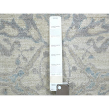 Load image into Gallery viewer, 3&#39;9&quot;x6&#39; Ivory Pure Wool Natural Dyes Hand Knotted, Stone Wash Peshawar Oriental Rug FWR429396
