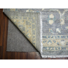 Load image into Gallery viewer, 12&#39;x14&#39;6&quot; Light Gray, Fine Peshawar With All Over Design Densely Woven, Soft Wool Hand Knotted, Oversized Oriental Rug FWR429582