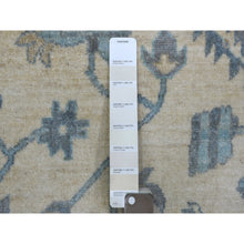 Load image into Gallery viewer, 9&#39;1&quot;x11&#39;9&quot; Ivory, Hand Knotted Fine Peshawar With Heriz Serapi Design, Densely Woven Afghan Wool, Oriental Rug FWR429714