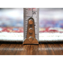 Load image into Gallery viewer, 4&#39;1&quot;x5&#39;8&quot; Ivory, Densely Woven Pure Wool Hand Knotted, Caucasian Super Kazak Natural Dyes, Oriental Rug FWR430122