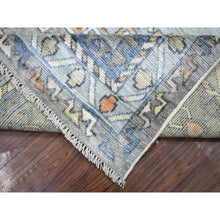 Load image into Gallery viewer, 8&#39;x9&#39;10&quot; Light Gray, Anatolian Village Inspired Geometric Design Natural Dyes, Natural Wool Hand Knotted, Oriental Rug FWR431190