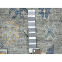 Load image into Gallery viewer, 8&#39;x9&#39;10&quot; Light Gray, Anatolian Village Inspired Geometric Design Natural Dyes, Natural Wool Hand Knotted, Oriental Rug FWR431190