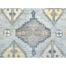 Load image into Gallery viewer, 8&#39;x9&#39;10&quot; Light Gray, Anatolian Village Inspired Geometric Design Natural Dyes, Natural Wool Hand Knotted, Oriental Rug FWR431190