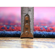 Load image into Gallery viewer, 10&#39;x12&#39;10&quot; Deep And Saturated Red Hand Knotted, Pure Wool Afghan Khamyab, Geometric Medallions Design Oriental Rug FWR431490