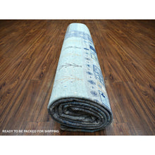 Load image into Gallery viewer, 10&#39;x13&#39;8&quot; Space Gray, Afghan Kashkuli Gabbeh Design, Natural Dyes Fine Weave, Soft Wool Hand Knotted, Oriental Rug FWR431502