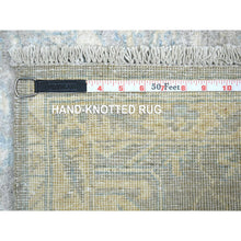 Load image into Gallery viewer, 3&#39;x5&#39; Gray Stone Wash Peshawar, Pure Wool Natural Dyes Hand Knotted, Oriental Rug FWR431880
