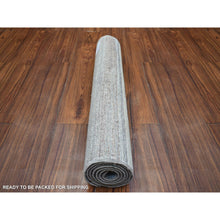 Load image into Gallery viewer, 2&#39;6&quot;x5&#39;5&quot; Charcoal Gray, Afghan Kashkuli Gabbeh Design Natural Dyes, Fine Weave Pure Wool Hand Knotted, Runner Oriental Rug FWR432414