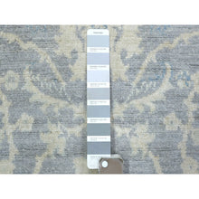 Load image into Gallery viewer, 3&#39;x4&#39;10&quot; Gray Pure Wool Natural Dyes Hand Knotted, Stone Wash Peshawar Oriental Rug FWR432498