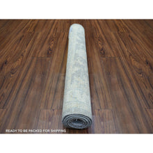 Load image into Gallery viewer, 3&#39;x4&#39;10&quot; Gray Pure Wool Natural Dyes Hand Knotted, Stone Wash Peshawar Oriental Rug FWR432498