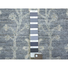 Load image into Gallery viewer, 2&#39;9&quot;x11&#39;5&quot; Stone Gray Extra Soft Wool Hand Knotted, Fine Peshawar With All Over Design Densely Woven, Runner Oriental Rug FWR433212