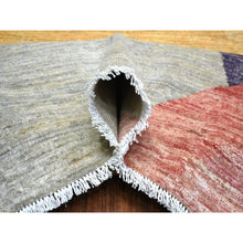 Load image into Gallery viewer, 9&#39;1&quot;x12&#39; Colorful, The Circles, Densely Woven, Hand Knotted, Natural Dyes, Soft and Shiny Wool Oriental Rug FWR433572