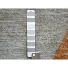 Load image into Gallery viewer, 9&#39;1&quot;x12&#39; Colorful, The Circles, Densely Woven, Hand Knotted, Natural Dyes, Soft and Shiny Wool Oriental Rug FWR433572