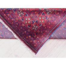 Load image into Gallery viewer, 9&#39;10&quot;x16&#39; Deep And Saturated Red, Afghan Khamyab With Tribal Medallions Design, Organic Wool Hand Knotted, Oversized Oriental Rug FWR433962