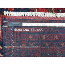 Load image into Gallery viewer, 9&#39;10&quot;x16&#39; Deep And Saturated Red, Afghan Khamyab With Tribal Medallions Design, Organic Wool Hand Knotted, Oversized Oriental Rug FWR433962