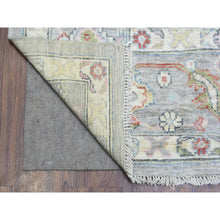 Load image into Gallery viewer, 8&#39;1&quot;x10&#39;1&quot; Light Gray, Hand Knotted Afghan Angora Oushak, Natural Dyes Soft Wool, Oriental Rug FWR434094