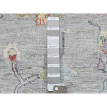 Load image into Gallery viewer, 8&#39;1&quot;x10&#39;1&quot; Light Gray, Hand Knotted Afghan Angora Oushak, Natural Dyes Soft Wool, Oriental Rug FWR434094