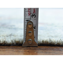 Load image into Gallery viewer, 8&#39;1&quot;x10&#39;1&quot; Light Gray, Hand Knotted Afghan Angora Oushak, Natural Dyes Soft Wool, Oriental Rug FWR434094