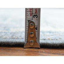 Load image into Gallery viewer, 10&#39;2&quot;x13&#39;10&quot; Gray Extra Soft Wool Afghan Angora Oushak With Flowing And Open Design Natural Dyes Hand Knotted Oriental Rug FWR435132