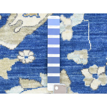 Load image into Gallery viewer, 8&#39;3&quot;x10&#39; Navy Blue, Fine Peshawar With Ziegler Mahal Design, Natural Dyes Dense Weave, Pure Wool Hand Knotted, Oriental Rug FWR435198