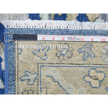 Load image into Gallery viewer, 8&#39;3&quot;x10&#39; Navy Blue, Fine Peshawar With Ziegler Mahal Design, Natural Dyes Dense Weave, Pure Wool Hand Knotted, Oriental Rug FWR435198