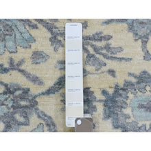 Load image into Gallery viewer, 6&#39;1&quot;x9&#39; Ivory, Hand Knotted Fine Peshawar With Heriz Design, Natural Dyes Densely Woven, Soft Organic Wool, Oriental Rug FWR435216