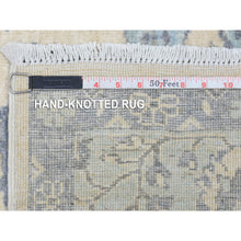 Load image into Gallery viewer, 6&#39;1&quot;x9&#39; Ivory, Hand Knotted Fine Peshawar With Heriz Design, Natural Dyes Densely Woven, Soft Organic Wool, Oriental Rug FWR435216