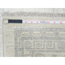 Load image into Gallery viewer, 8&#39;2&quot;x9&#39;10&quot; Ivory, White Wash Peshawar With Khotan Design Natural Dyes, Soft And Velvety Wool Hand Knotted, Oriental Rug FWR435474