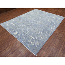 Load image into Gallery viewer, 8&#39;x9&#39;9&quot; Gray Afghan Angora Oushak With Flowing And Open Design Extra Soft Wool Hand Knotted Natural Dyes Oriental Rug FWR435528