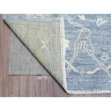 Load image into Gallery viewer, 8&#39;x9&#39;9&quot; Gray Afghan Angora Oushak With Flowing And Open Design Extra Soft Wool Hand Knotted Natural Dyes Oriental Rug FWR435528
