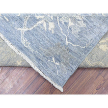 Load image into Gallery viewer, 8&#39;x9&#39;9&quot; Gray Afghan Angora Oushak With Flowing And Open Design Extra Soft Wool Hand Knotted Natural Dyes Oriental Rug FWR435528