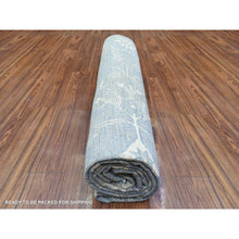 Load image into Gallery viewer, 8&#39;x9&#39;9&quot; Gray Afghan Angora Oushak With Flowing And Open Design Extra Soft Wool Hand Knotted Natural Dyes Oriental Rug FWR435528