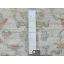 Load image into Gallery viewer, 8&#39;1&quot;x10&#39;2&quot; Ivory Afghan Angora Oushak With Branch And Flower Design Natural Dyes, Soft Wool Hand Knotted, Oriental Rug FWR435534
