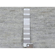 Load image into Gallery viewer, 8&#39;6&quot;x11&#39;7&quot; Light Gray, Soft And Shiny Wool Hand Knotted, Boujaad Moroccan Berber With Open Field Design Natural Dyes, Oriental Rug FWR435702