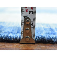 Load image into Gallery viewer, 10&#39;1&quot;x13&#39;9&quot; Navy Blue, Fine Peshawar With Intricate Geometric Motifs Dense Weave, Extra Soft Wool Hand Knotted, Oriental Rug FWR436026