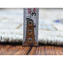 Load image into Gallery viewer, 3&#39;3&quot;x5&#39; Light Gray, Hand Knotted Afghan Ersari with Hutchlu Design, Natural Dyes Soft Lush Pile Organic Wool, Oriental Rug FWR436068