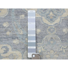 Load image into Gallery viewer, 2&#39;8&quot;x7&#39;7&quot; Light Gray, Fine Peshawar With Ziegler Mahal Design, Natural Dyes Dense Weave, Extra Soft Wool Hand Knotted, Runner Oriental Rug FWR436122