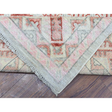 Load image into Gallery viewer, 9&#39;x12&#39; Light Red, Anatolian Village Inspired Geometric Style, Soft Wool Hand Knotted Natural Dyes Oriental Rug FWR436194