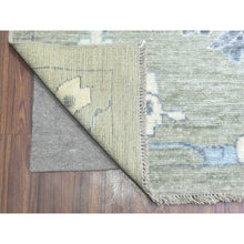 Load image into Gallery viewer, 14&#39;x17&#39;10&quot; Gray Extra Soft Wool Hand Knotted, Afghan Angora Oushak With Flowing And Open Design Natural Dyes, Oversized Oriental Rug FWR436386