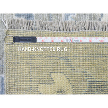 Load image into Gallery viewer, 14&#39;x17&#39;10&quot; Gray Extra Soft Wool Hand Knotted, Afghan Angora Oushak With Flowing And Open Design Natural Dyes, Oversized Oriental Rug FWR436386